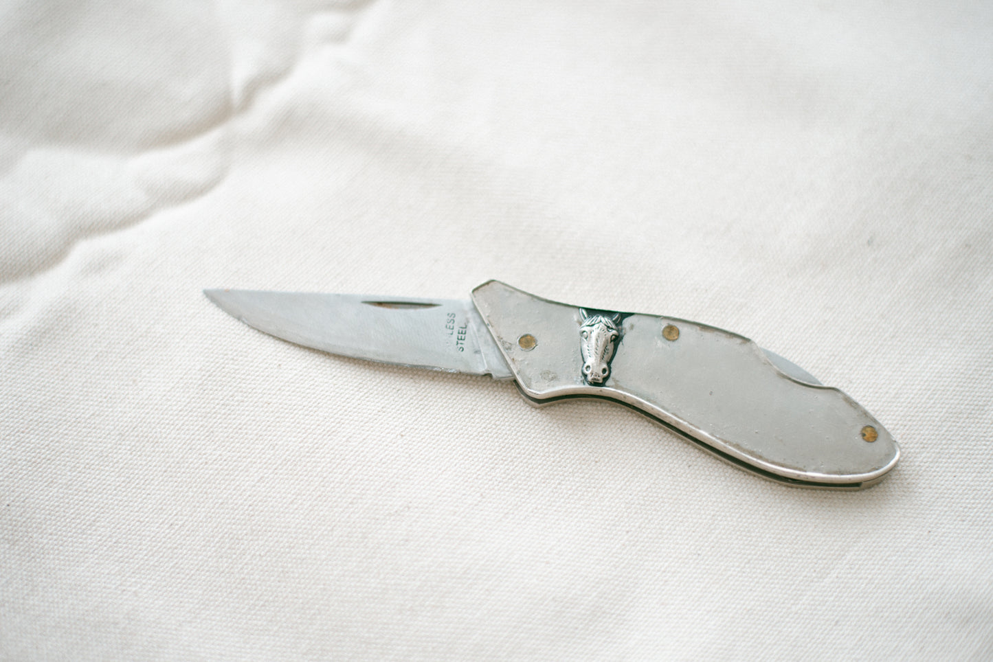 Vintage Engraved Pocket Knife