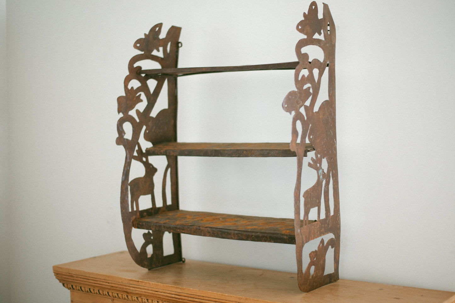 Antique Folk Art Shelf