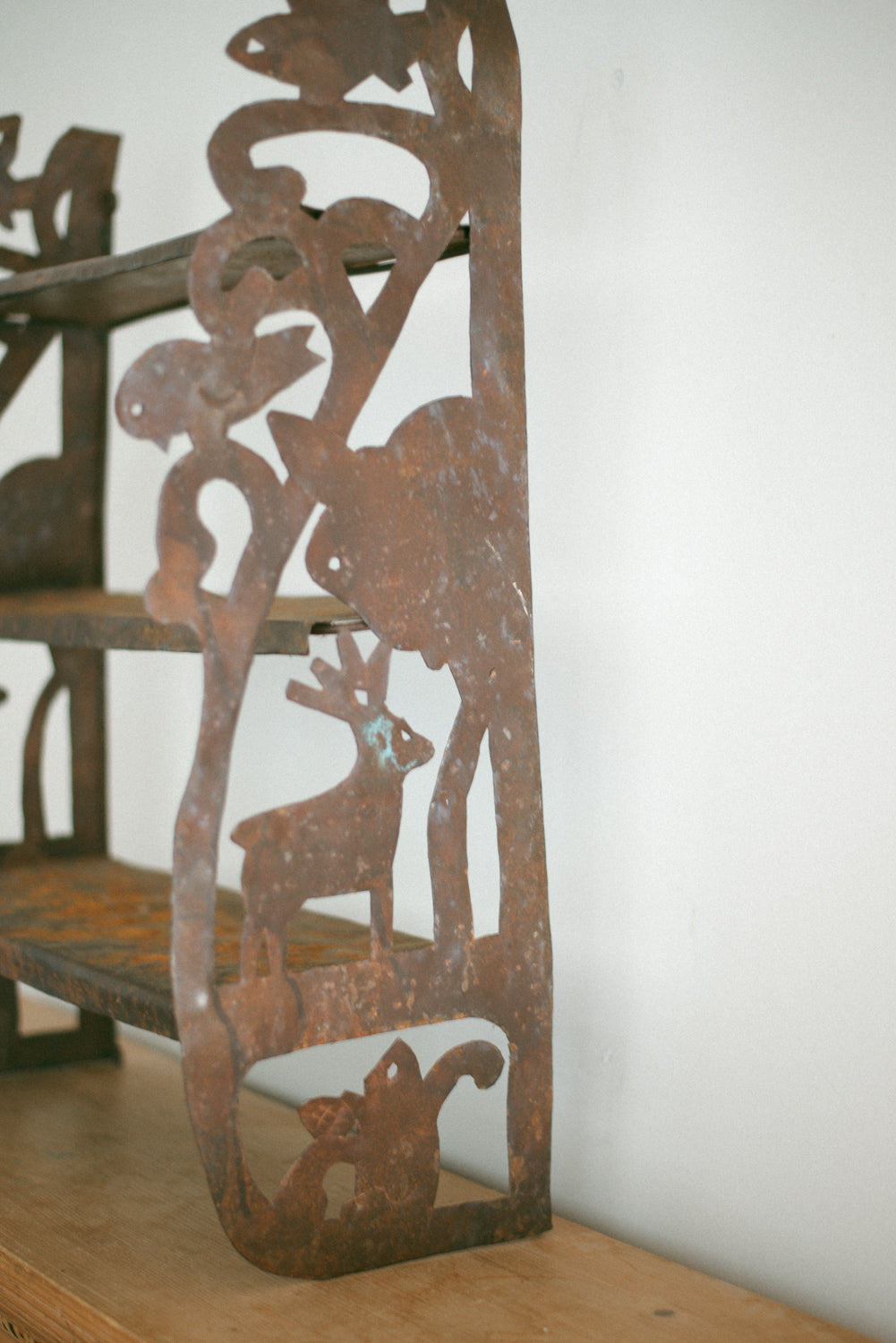 Antique Folk Art Shelf