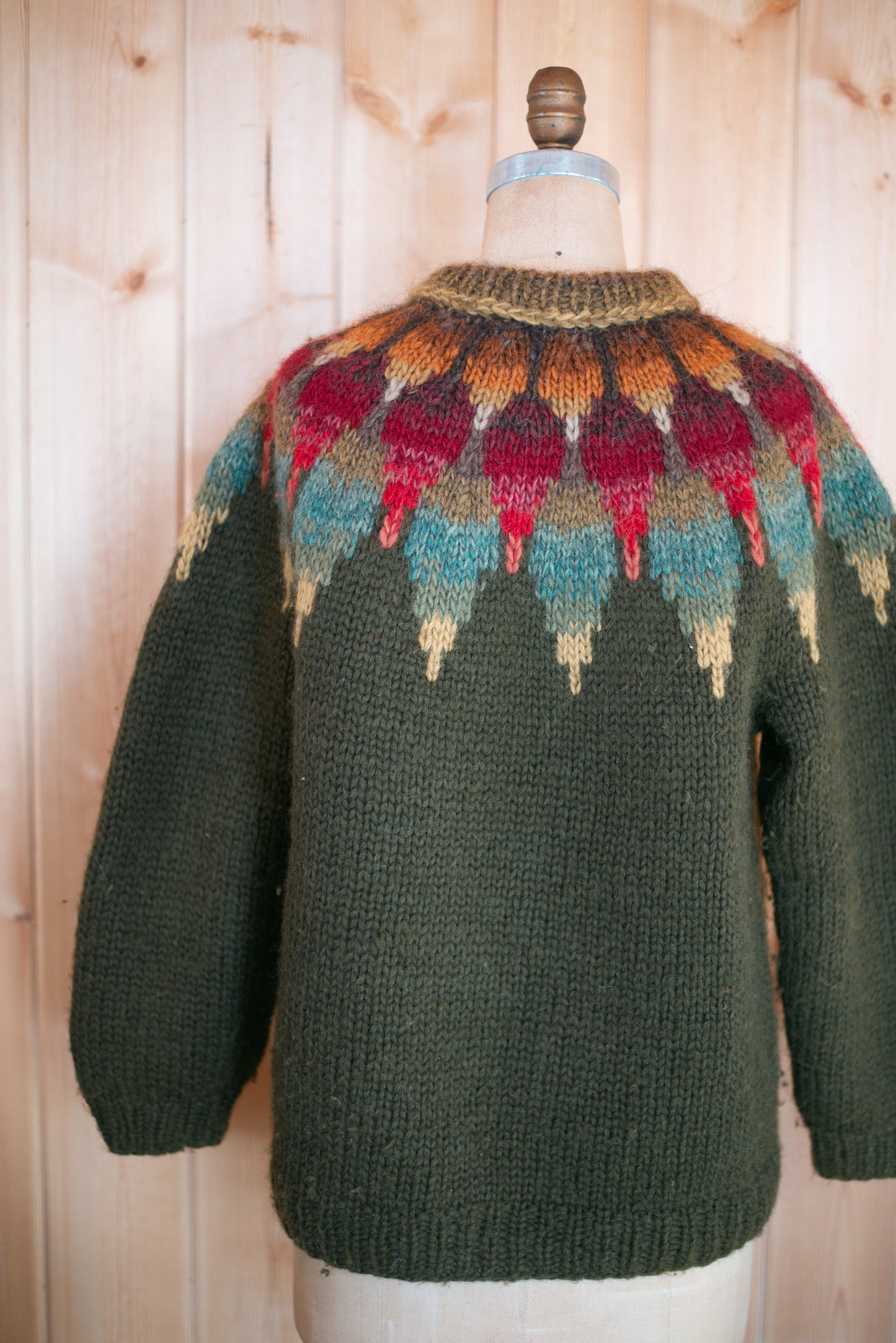 Vintage Handmade Icelandic Sweater