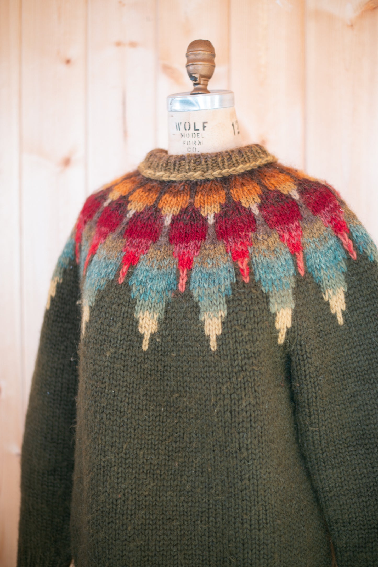 Vintage Handmade Icelandic Sweater