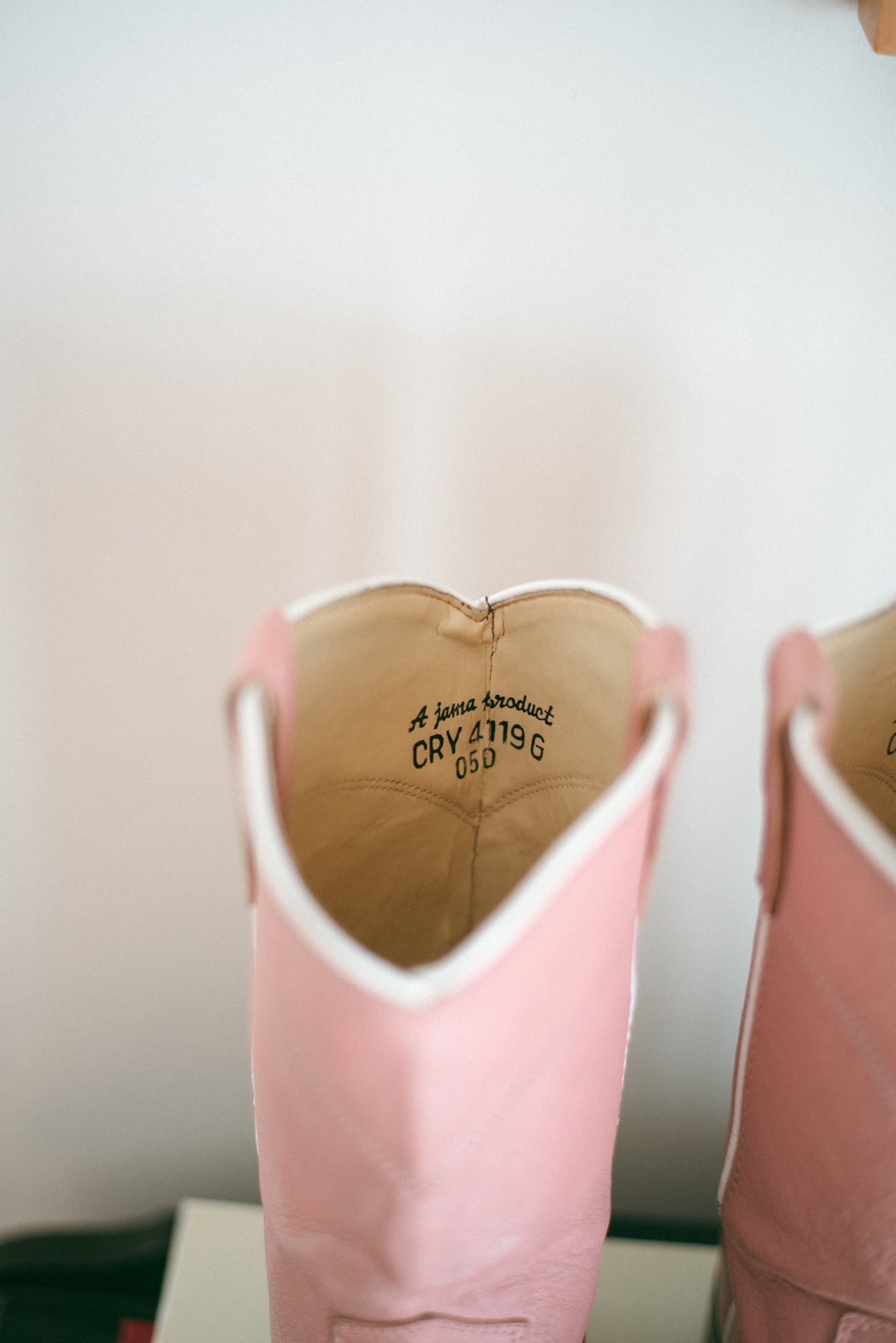 Vintage Pink Cowboy Boots